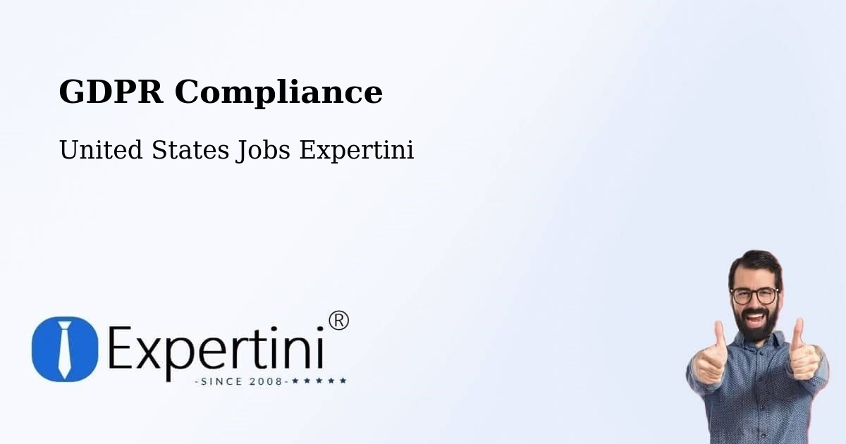 GDPR Compliance - United States Jobs Expertini